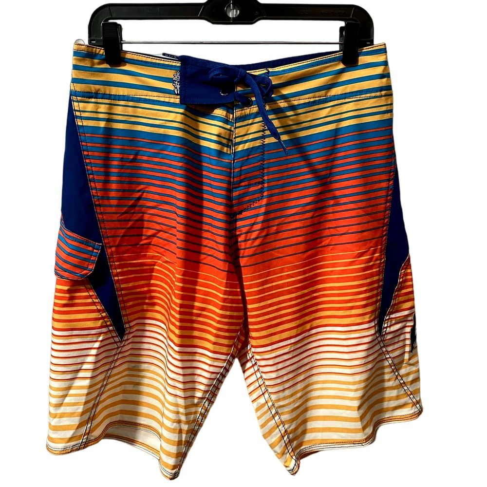 Salt Life SLX-QD Boardshorts Mens 30 Multicolor Vapor Stretch
